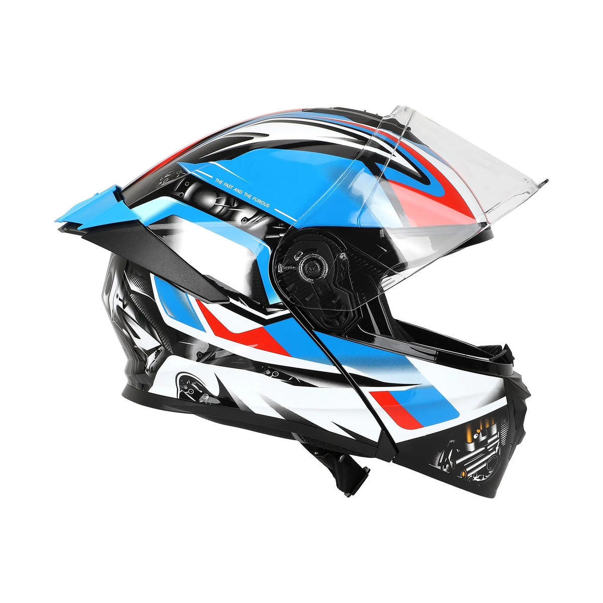 Casque Intégral Bleu Taille XL (61-62 cm), vue 4