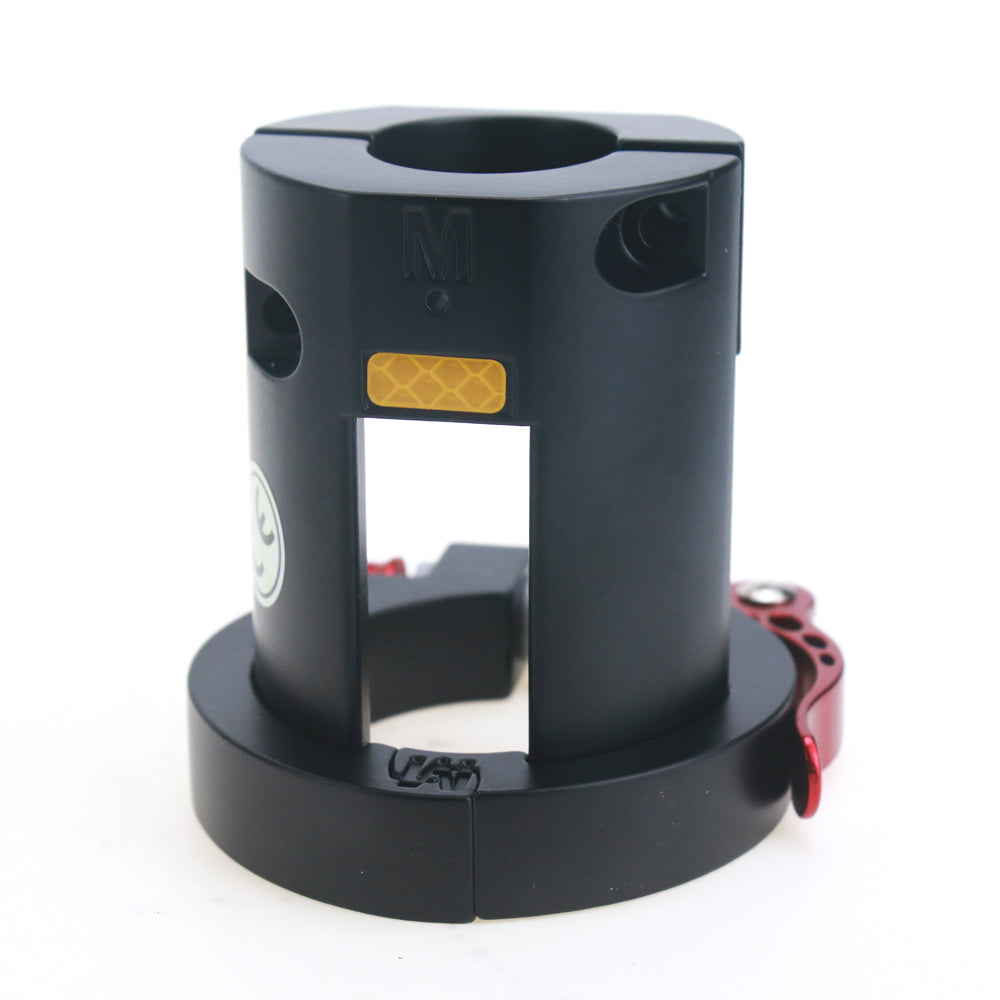 Support de système de pliage amovible noir en aluminium