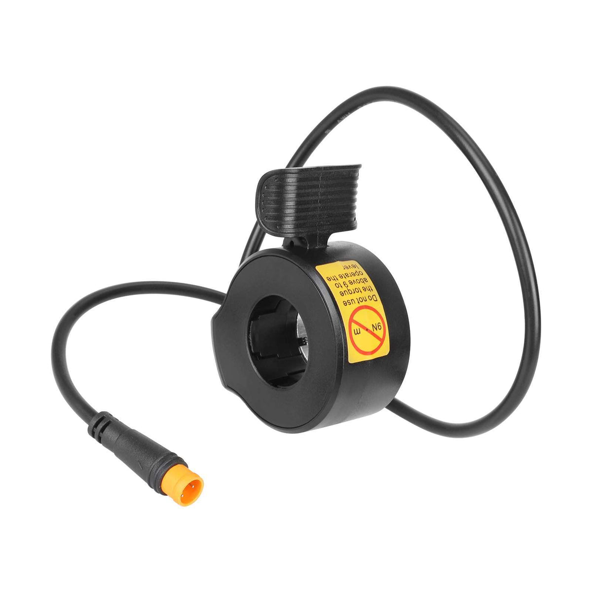 Gâchette d'accélération au pouce noire 130X avec câble et connecteur étanche 3 broches