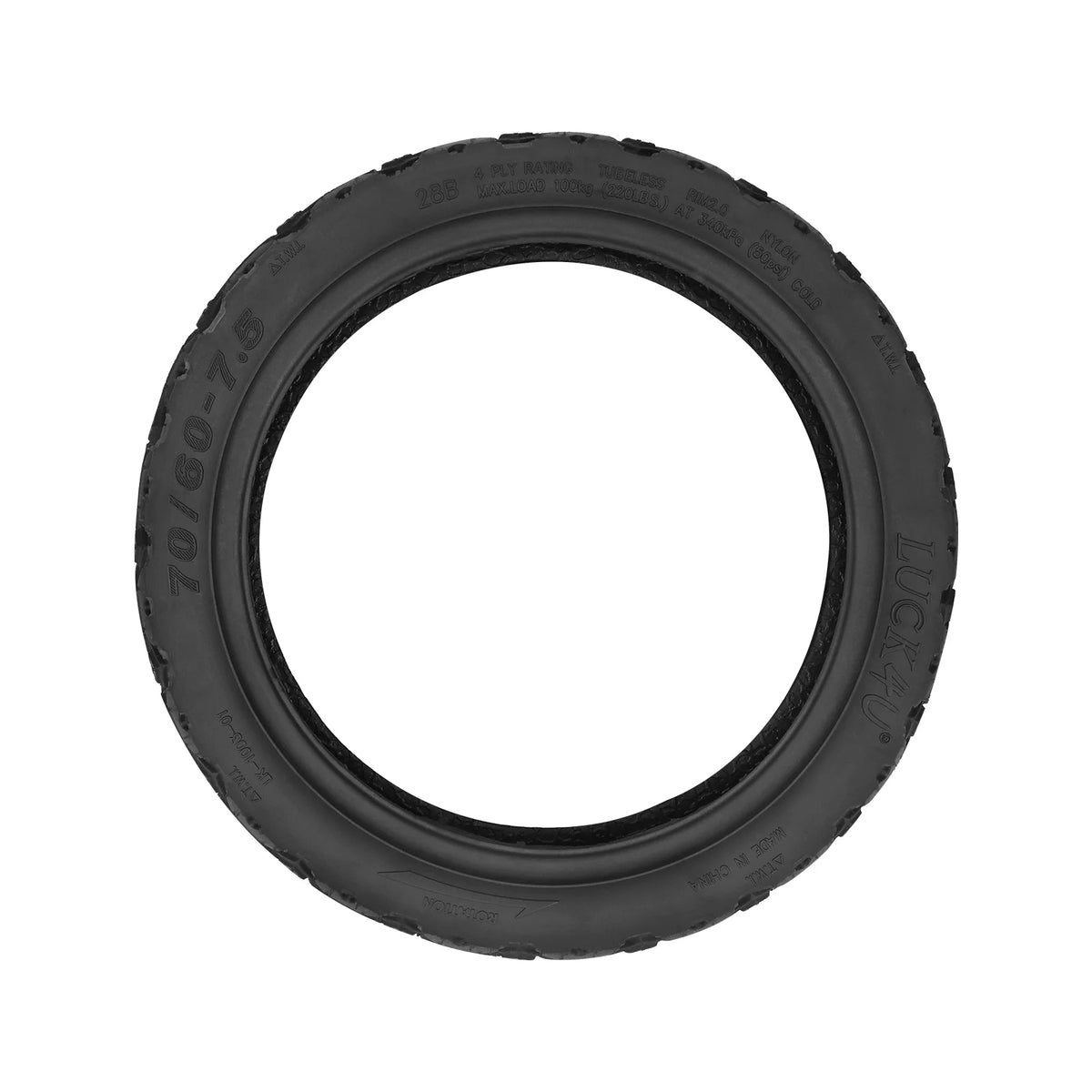 Pneu Tubeless Tout-Terrain 11 Pouces (70/60-7,5) Auto-Réparant avec Gel Anti-Crevaison Version A, vue 5