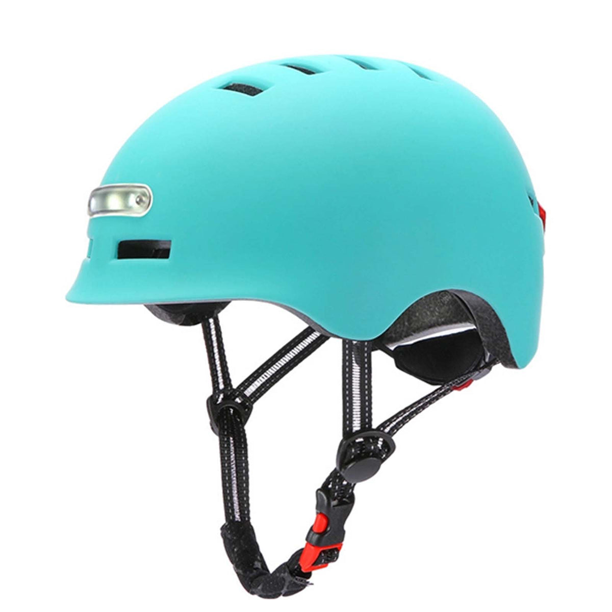 Casque avec Éclairage LED Avant et Arrière KY-Z002 Taille S, L Noir et Bleu Bleu / L