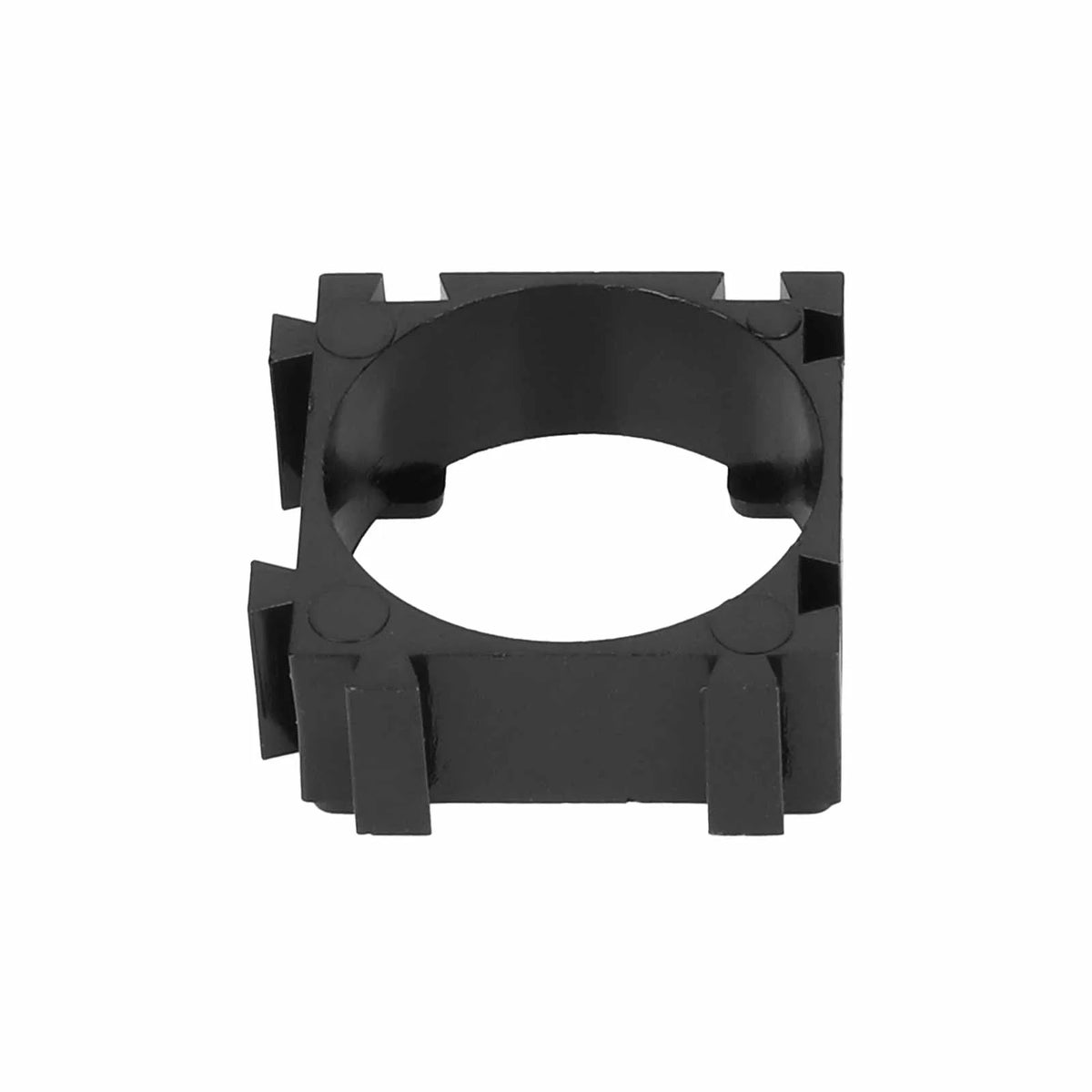 Support de Cellule Batterie Lithium 18650 1x1 (18,4 mm) Noir, vue 4