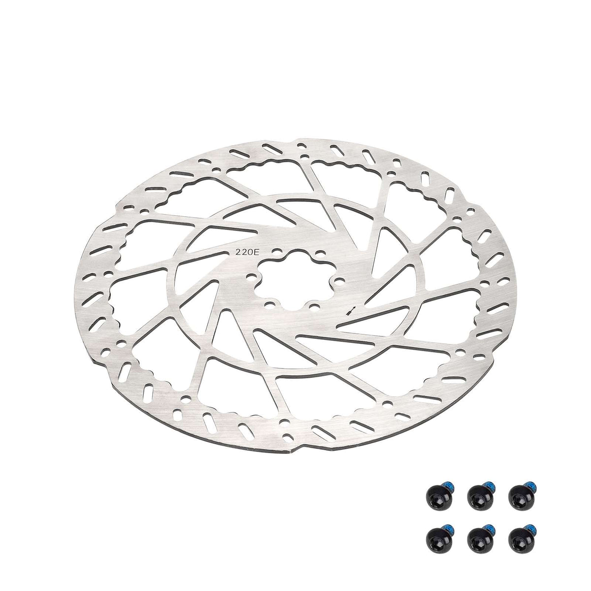 Disque de frein 6 trous de 220 mm de diamètre avec 6 vis de fixation