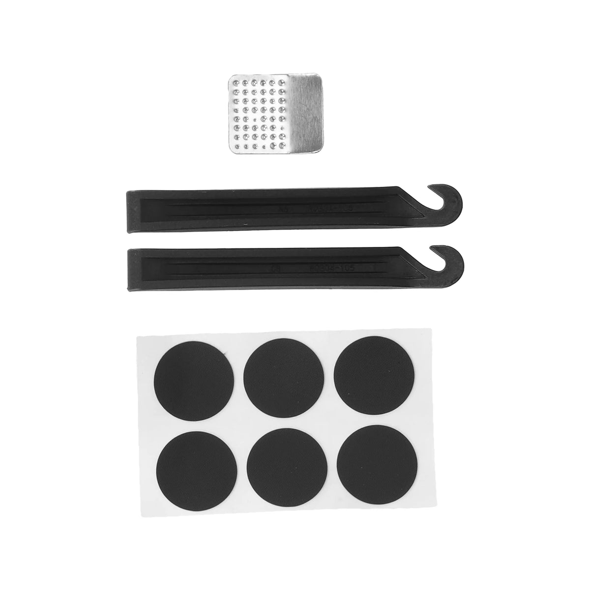Kit de Réparation Anti-Crevaison avec Rustines, Démontes-Pneus et Râpe, vue 6