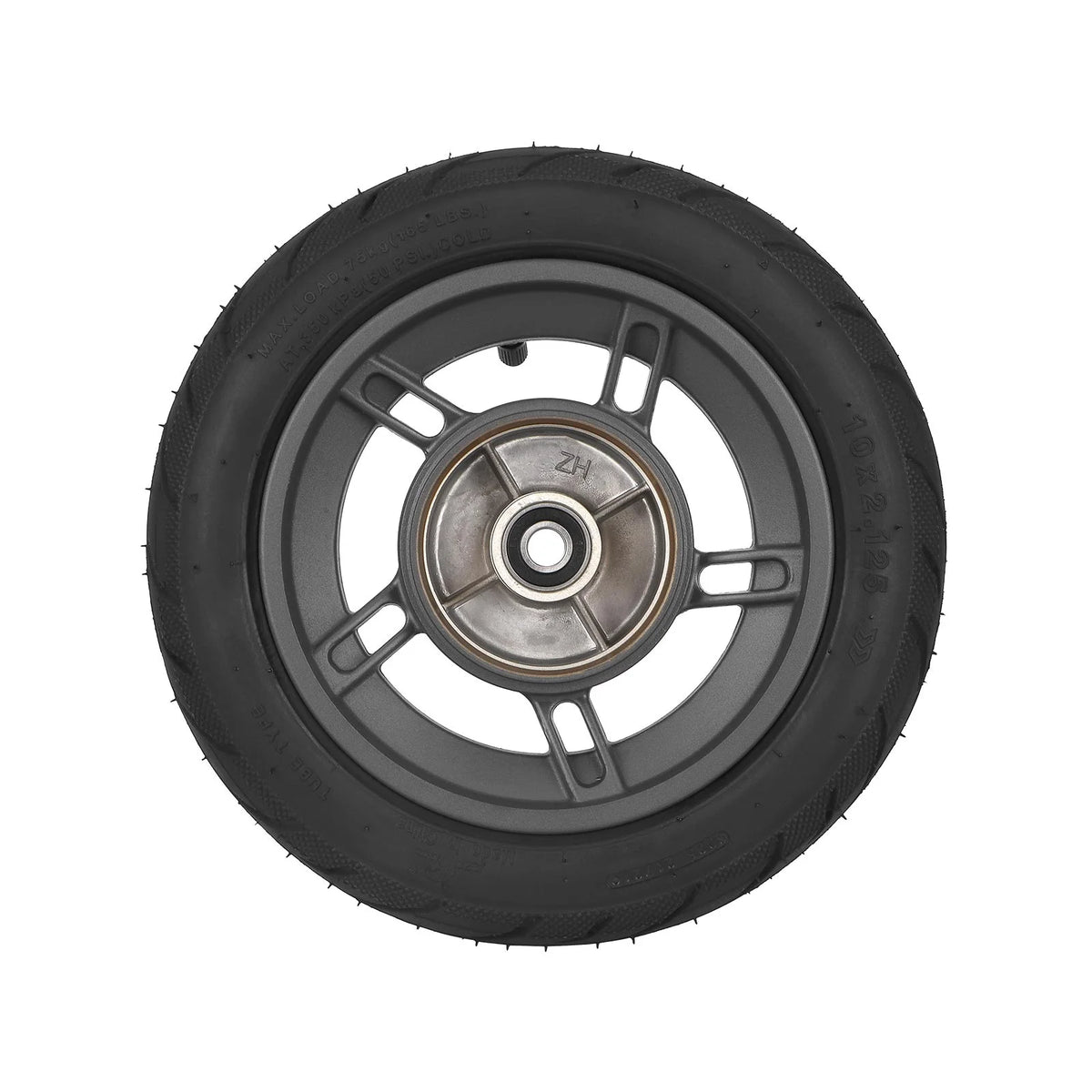 Roue 10 Pouces (10x2,125) avec Pneu Tubeless Yuanxing, vue 5