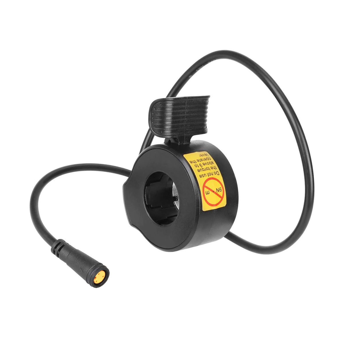 Gâchette d'accélération 130X noire avec câble et connecteur étanche 3 broches femelle pour trottinette électrique