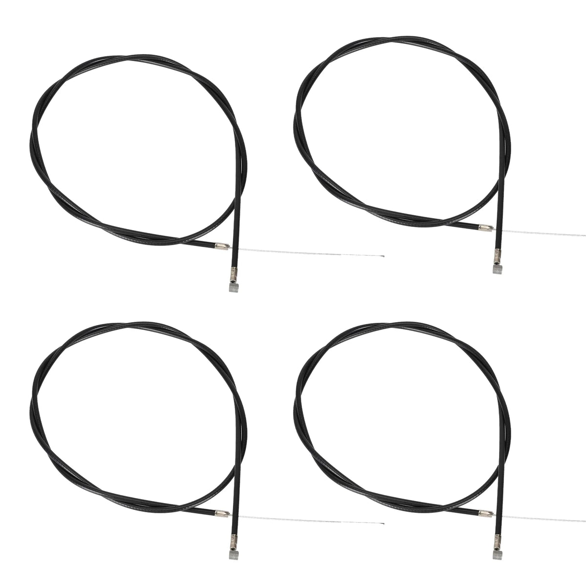 Lot de 4 câbles de frein noirs avec gaines pour trottinette électrique