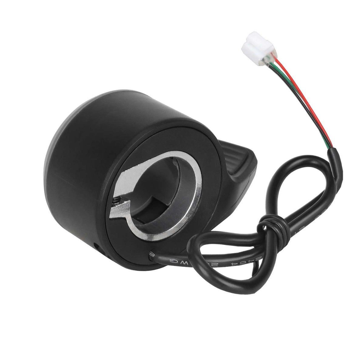 Gâchette d'accélération noire pour trottinette électrique avec câble de connexion