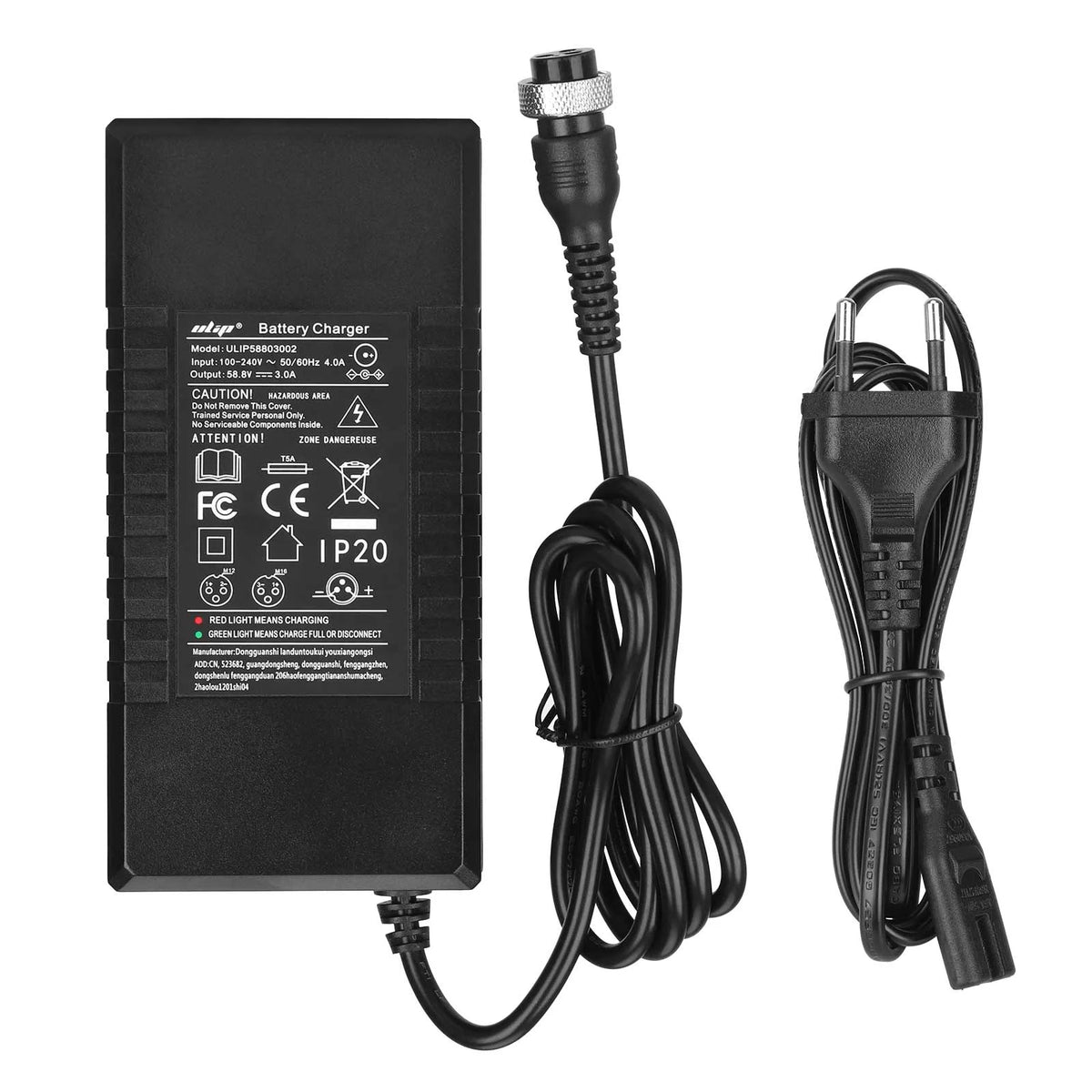 Chargeur 58,8V 3A Prise GX16, vue 6
