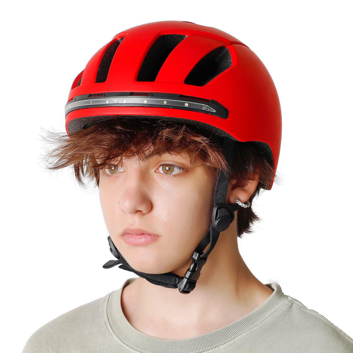 Casque Intelligent Connecté avec Clignotants et Télécommande sans Fil, vue 6