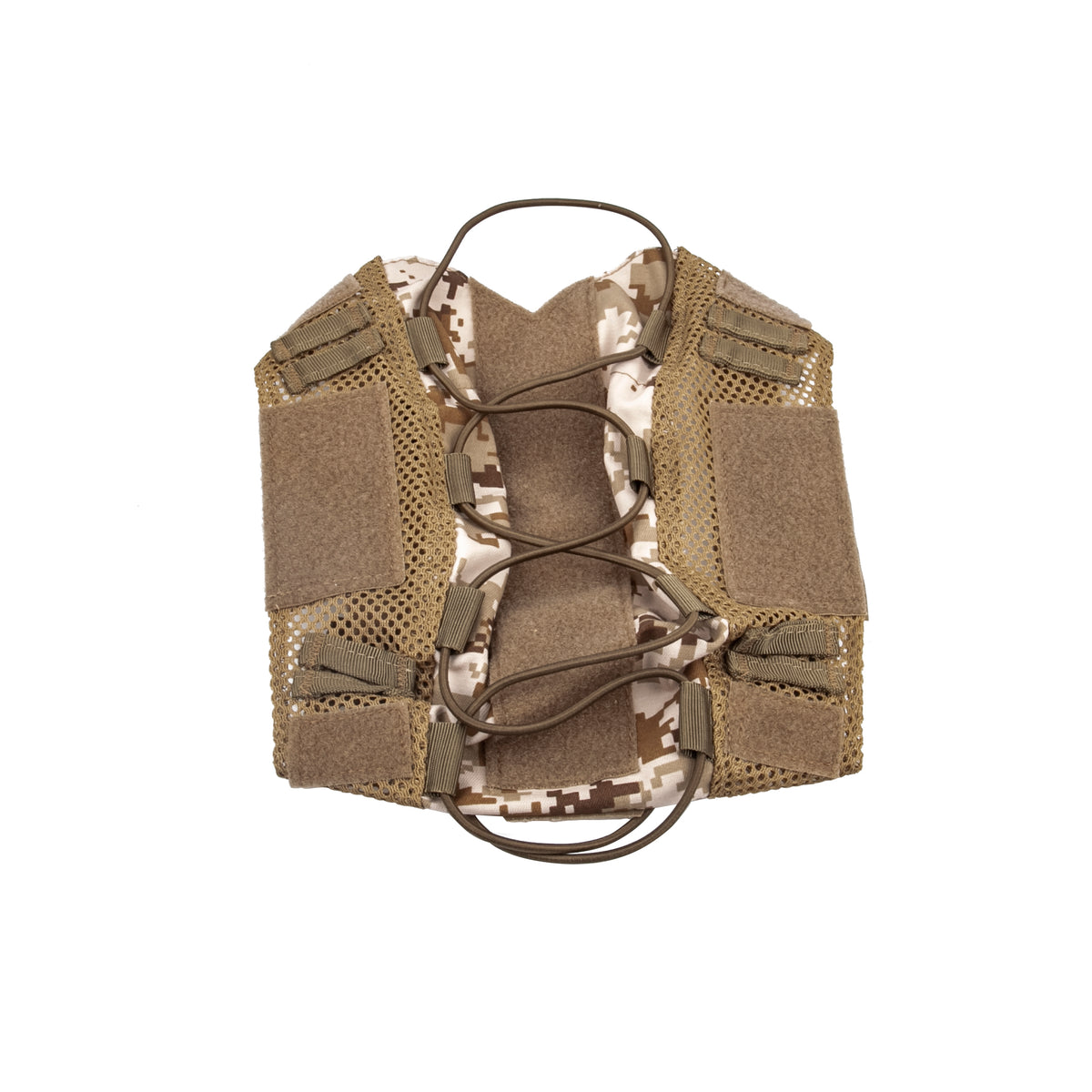 Couvre-Casque Tactique Camouflage Jaune, vue 2