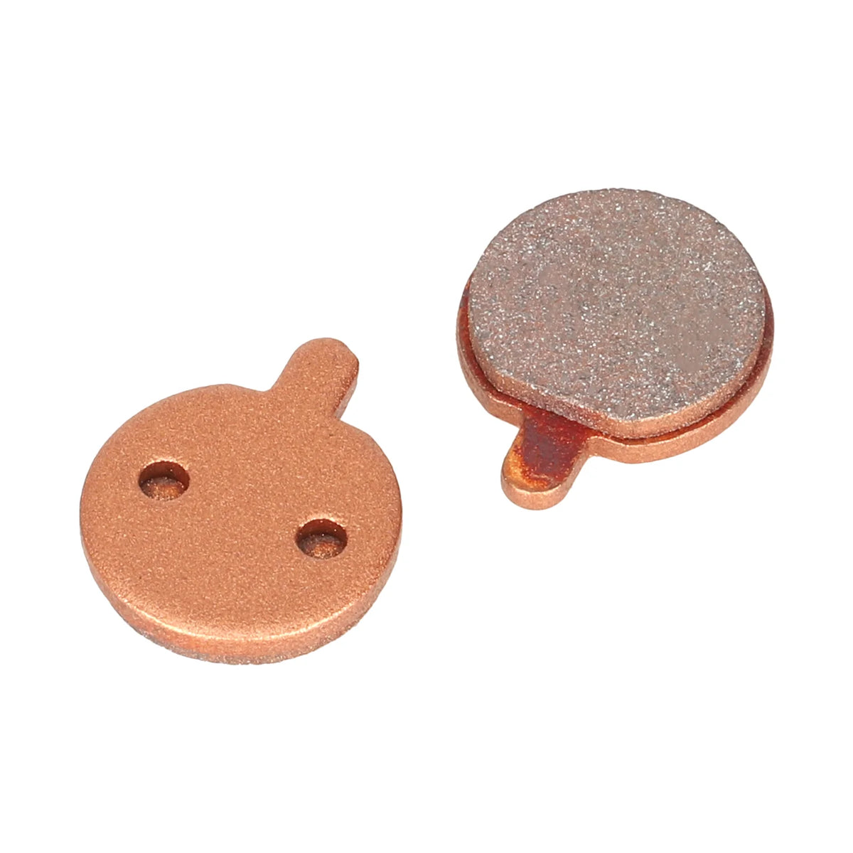 Paire de plaquettes de frein rondes en métal fritté couleur bronze