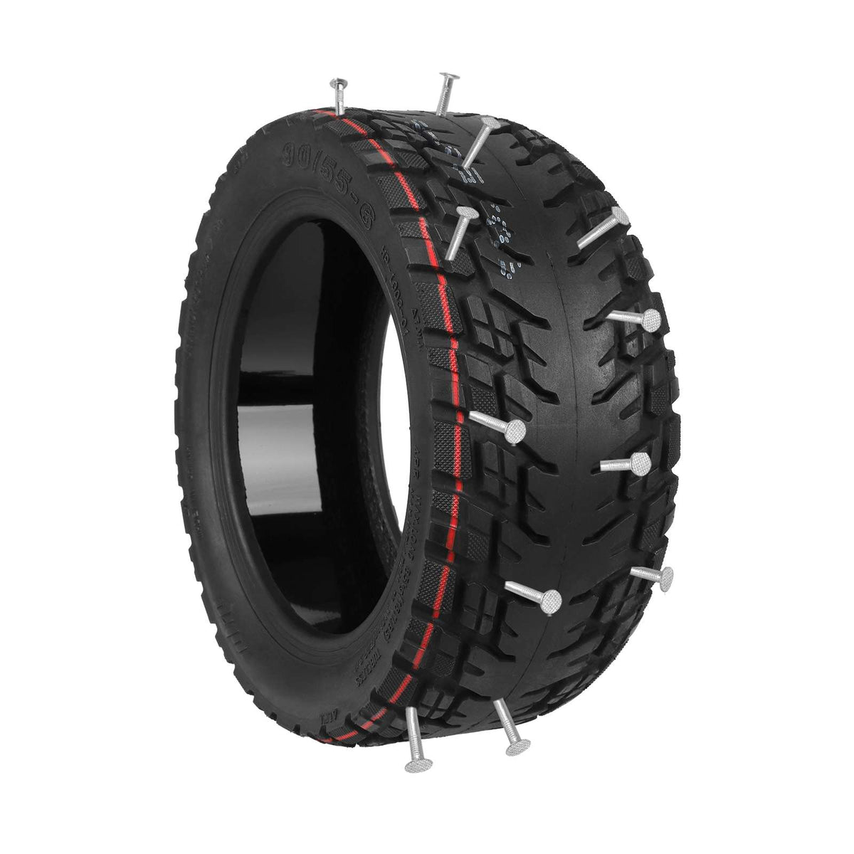 Pneu Tubeless Tout-Terrain 10 Pouces (90/55-6) Auto-Réparant avec Gel Anti-Crevaison, vue 3
