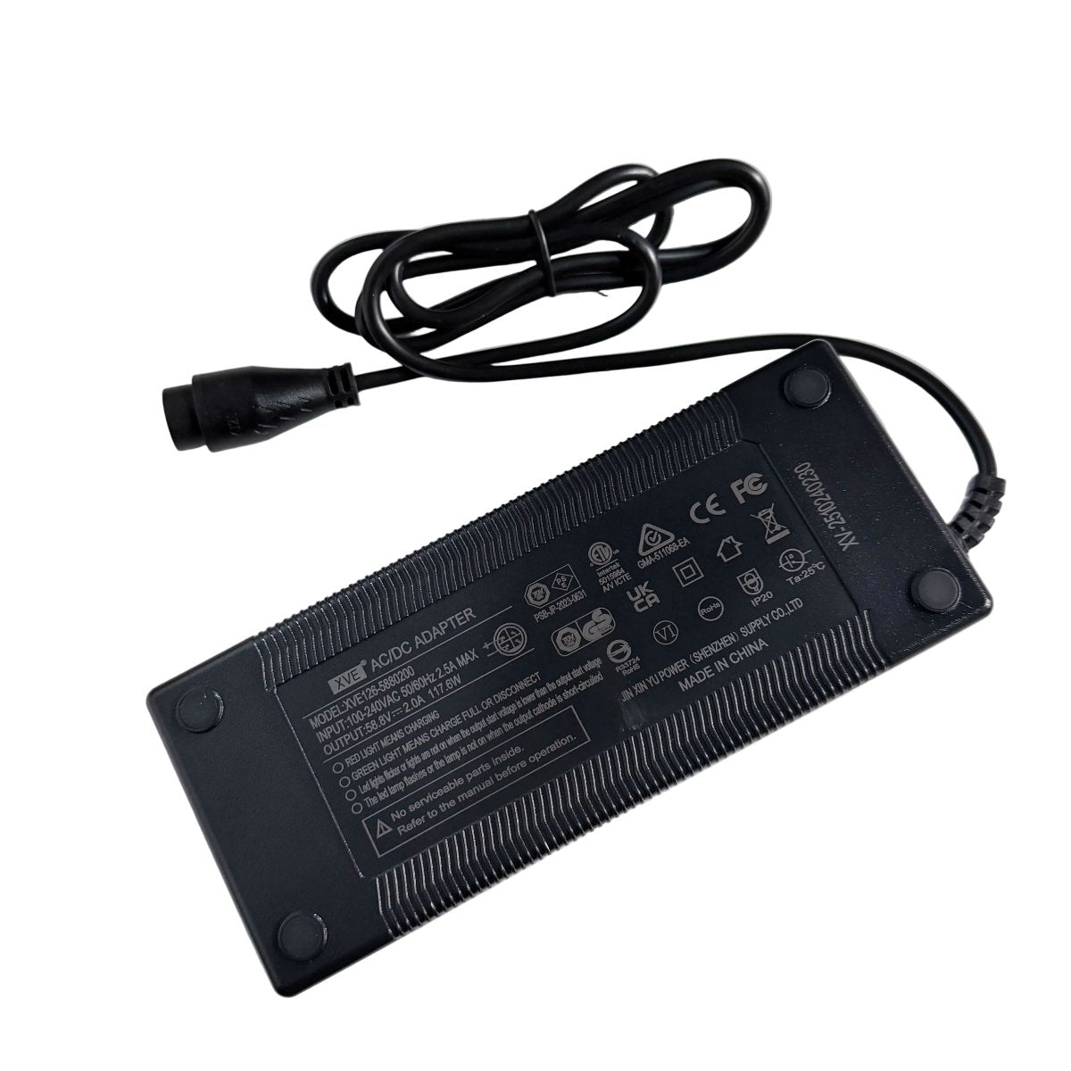 Chargeur Standard pour Batterie 52V - 2Ah pour LANGFEITE GT2 mini - Weebot