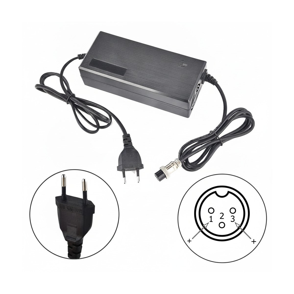 chargeur rapide trottinette électrique 36v anoki super mini 4 pro zero 8