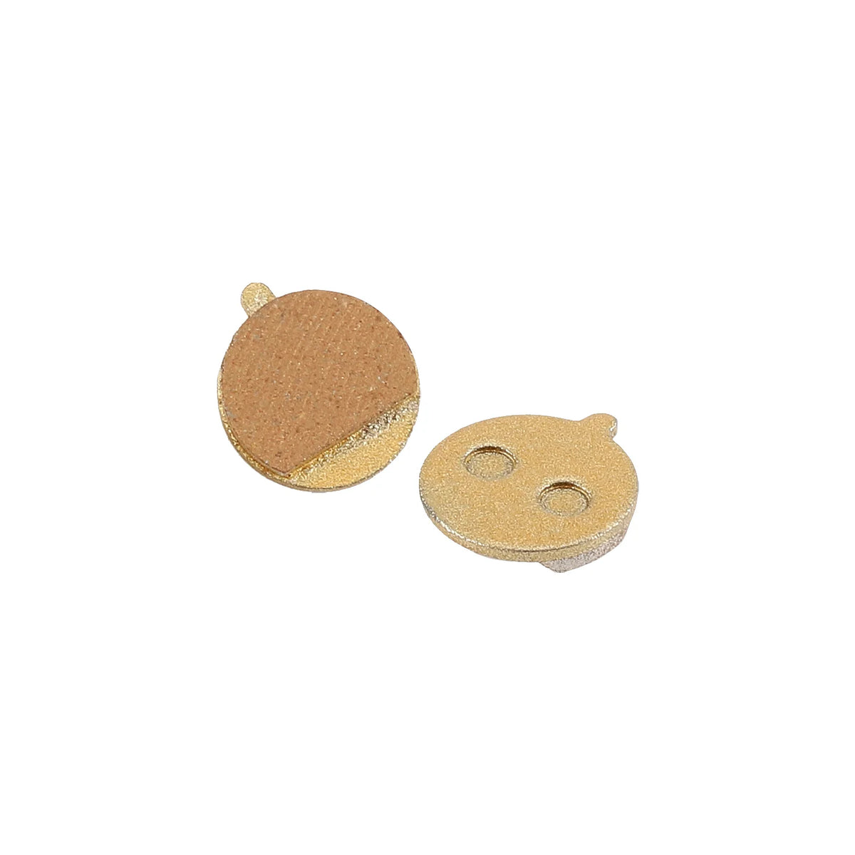 Plaquettes de Frein Métal Fritté Rondes Dorées, vue 2