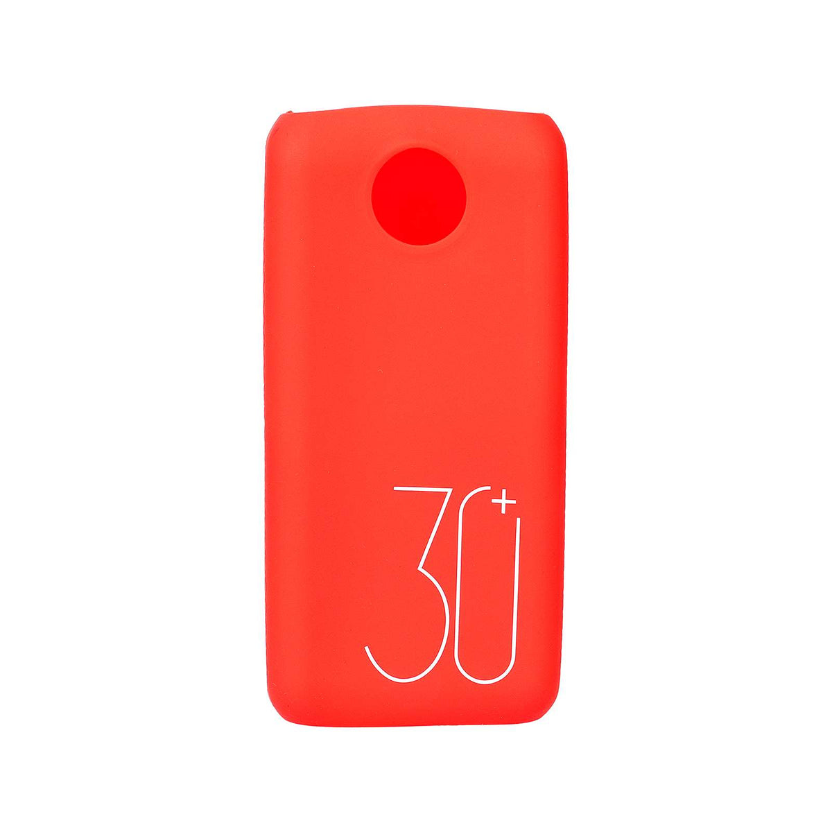 Housse de protection en silicone rouge pour batterie externe