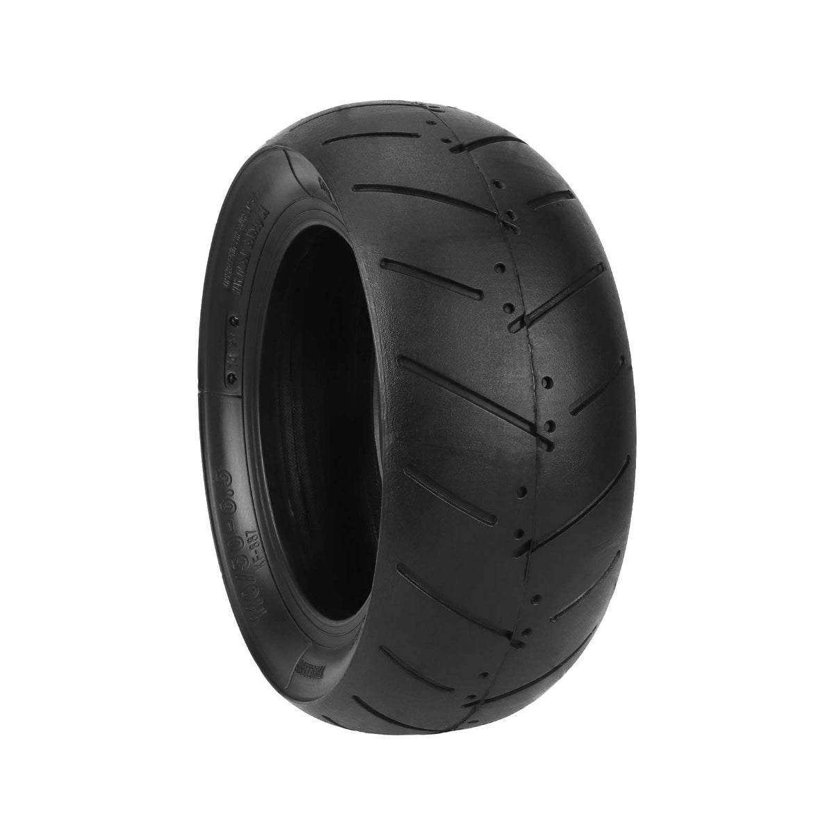 Pneu tubeless noir 11 pouces de trois-quarts