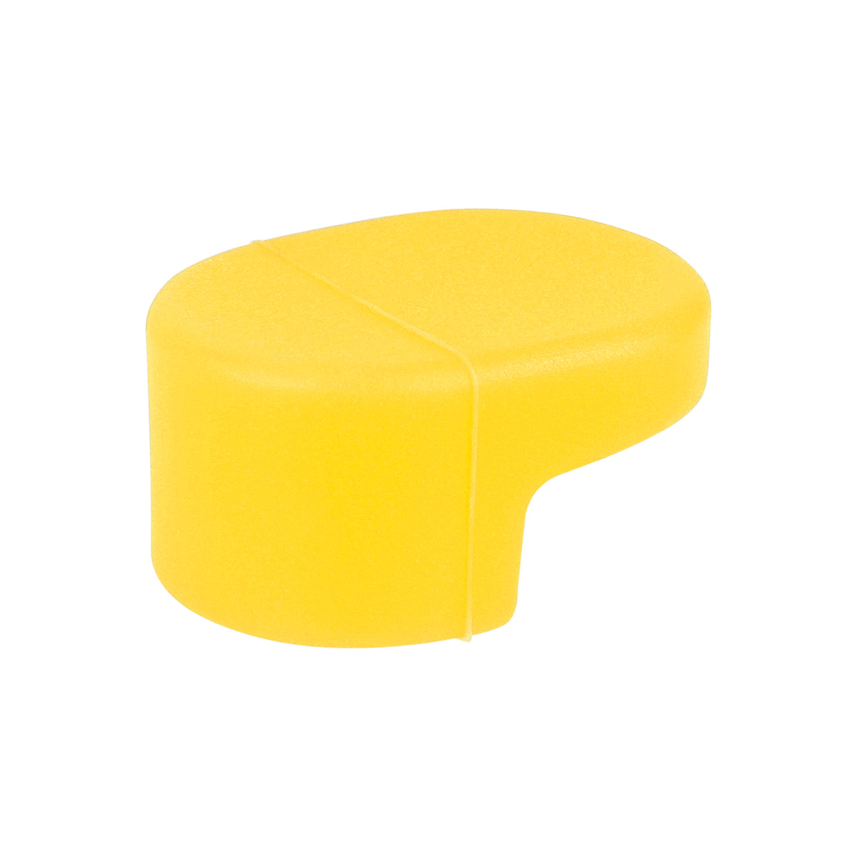Capuchon de Protection en Silicone pour Crochet de Garde-Boue Arrière Jaune