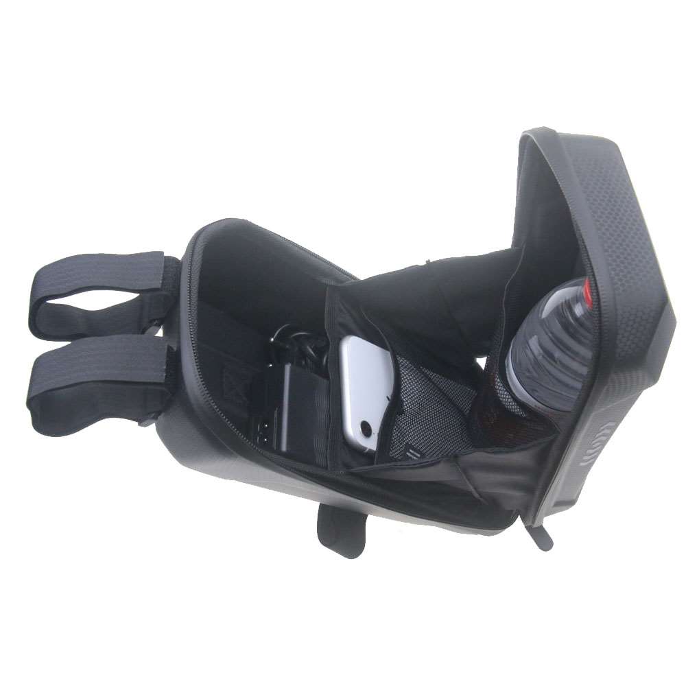 Lot de 2 Sacoches Avant Rigides 2L et 3L Noires, vue 4