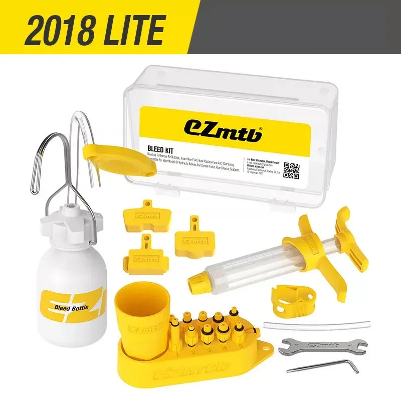 Kit de purge complet EZmtb Lite pour frein hydraulique de trottinette et vélo
