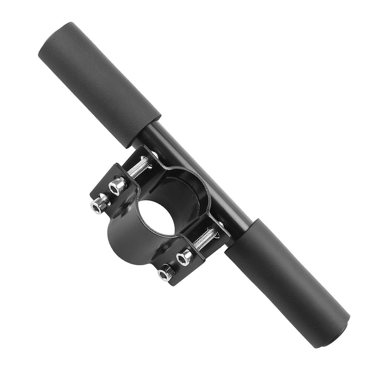 Poignée de maintien enfant noire avec collier de fixation pour trottinette électrique