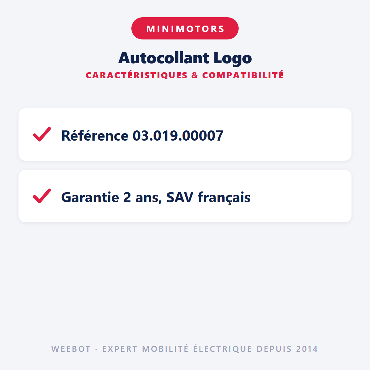 Autocollant Logo : caractéristiques et compatibilité