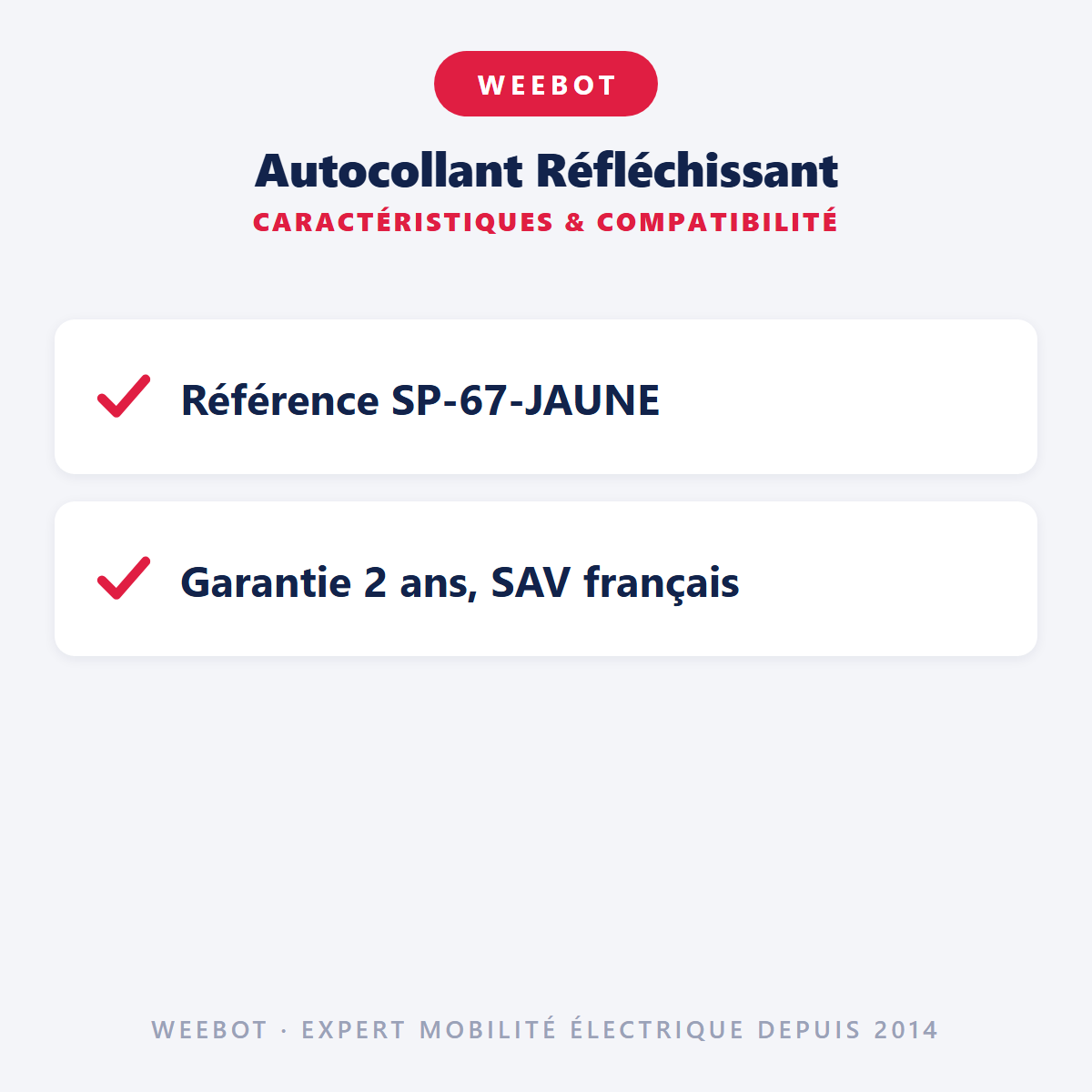 Autocollant Réfléchissant : caractéristiques et compatibilité