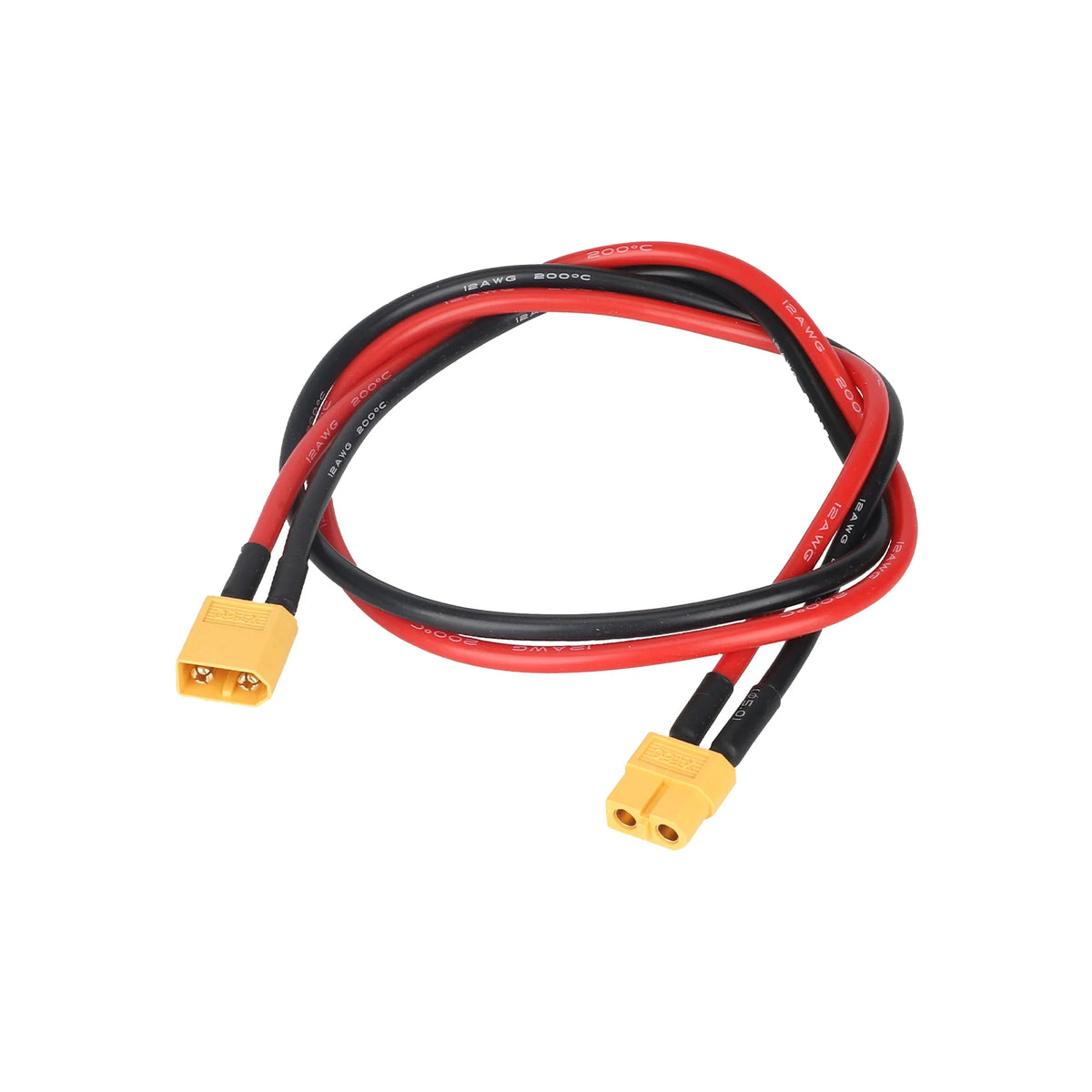 Câble Adaptateur XT60 Mâle vers Femelle 60 cm (12 AWG), vue 3