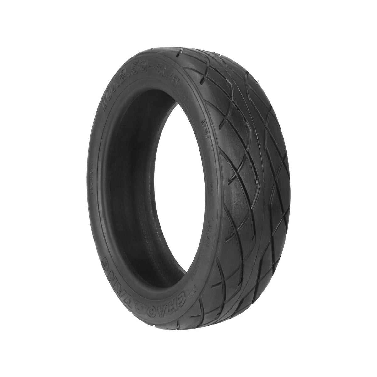 Pneu tubeless 10 pouces Chaoyang noir vu de trois quarts