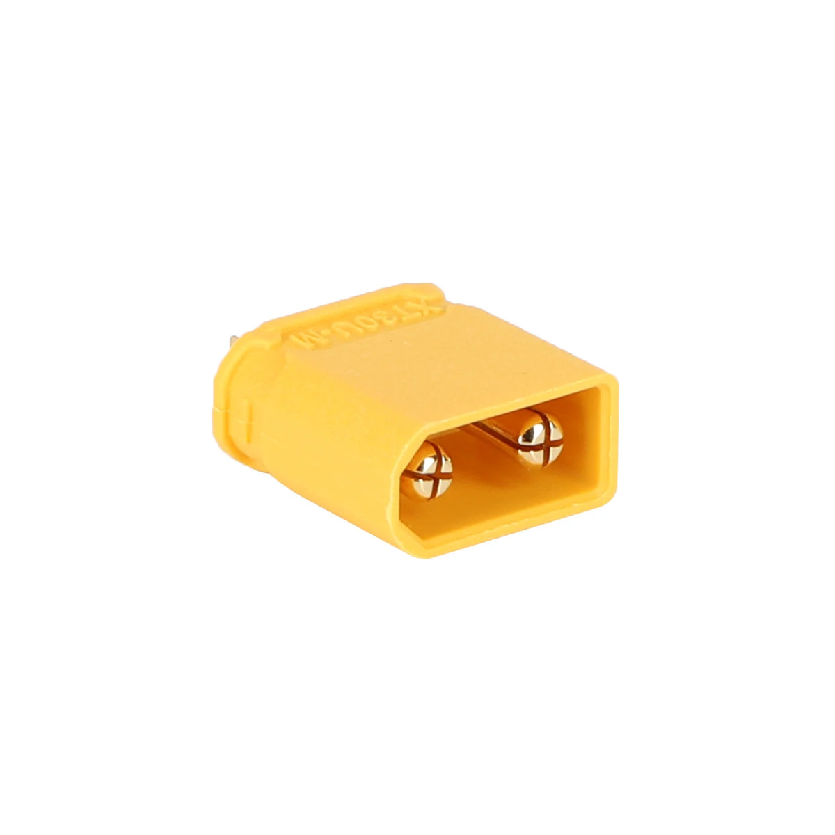 Connecteur mâle Amass XT30U-M de couleur jaune pour trottinette électrique