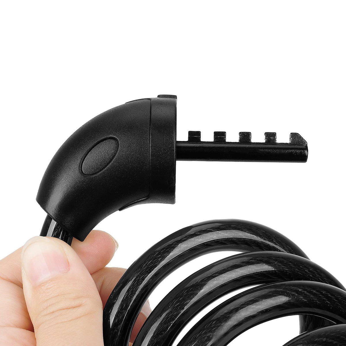 Antivol Câble à Code 5 Chiffres (1250x12 mm) Noir, vue 4