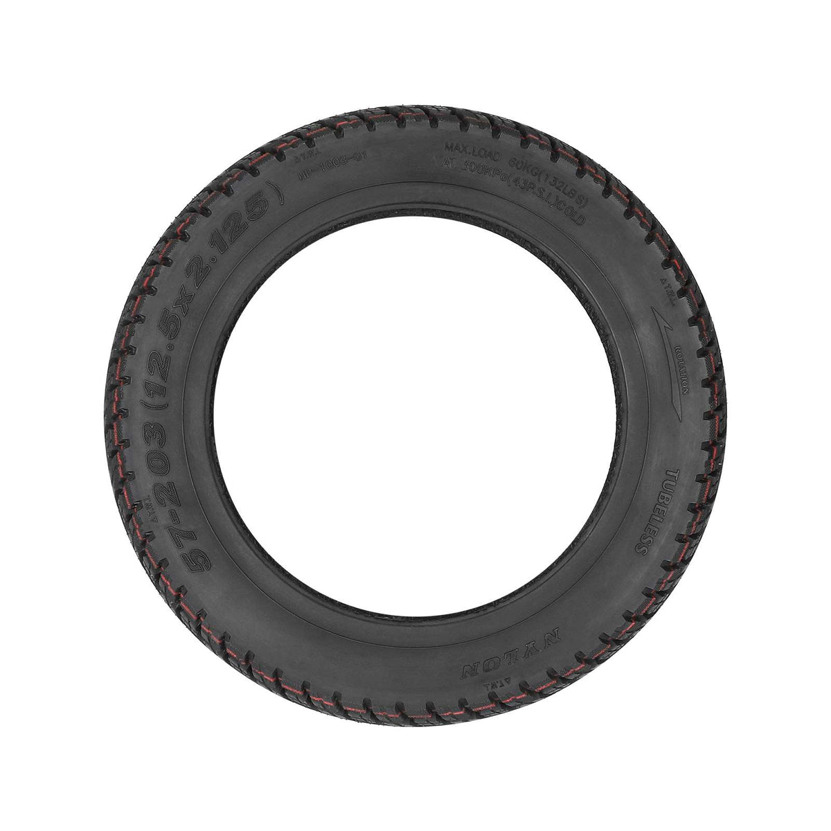 Pneu Tubeless Tout-Terrain 12,5 Pouces (12,5x2,125) Auto-Réparant avec Gel Anti-Crevaison Version A, vue 5