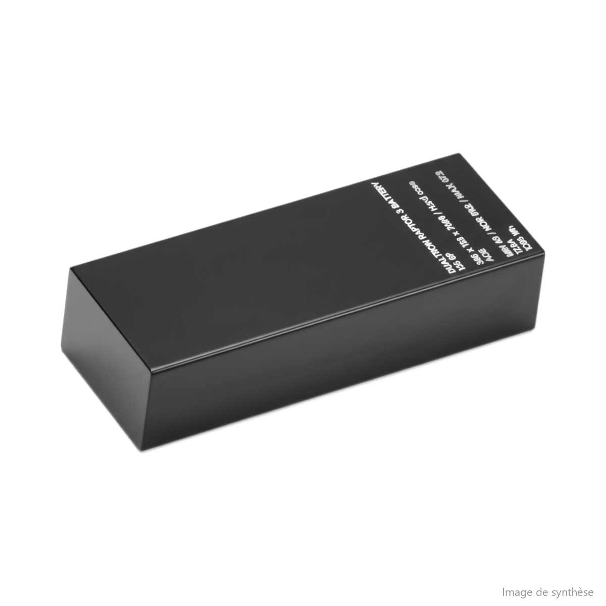 Schéma en perspective de la batterie rectangulaire 48V 13Ah pour trottinette électrique Speedway Leger