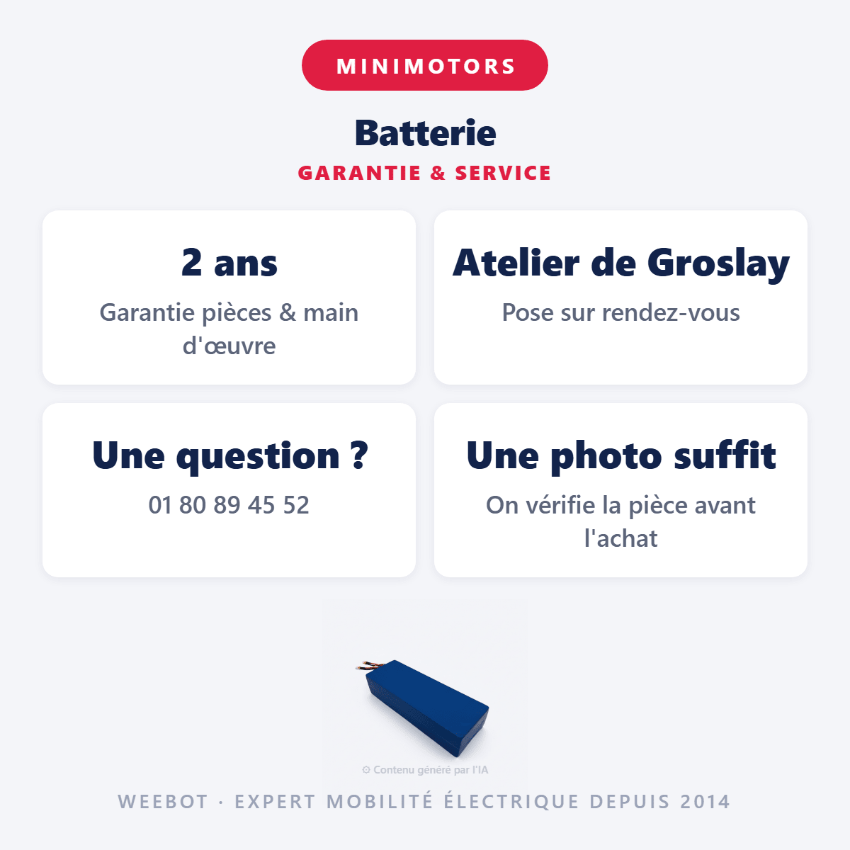 Batterie Pour Trottinette Électrique 52V Dualtron Popular Double Moteur- Minimotors (Batterie Uniquement) - Weebot