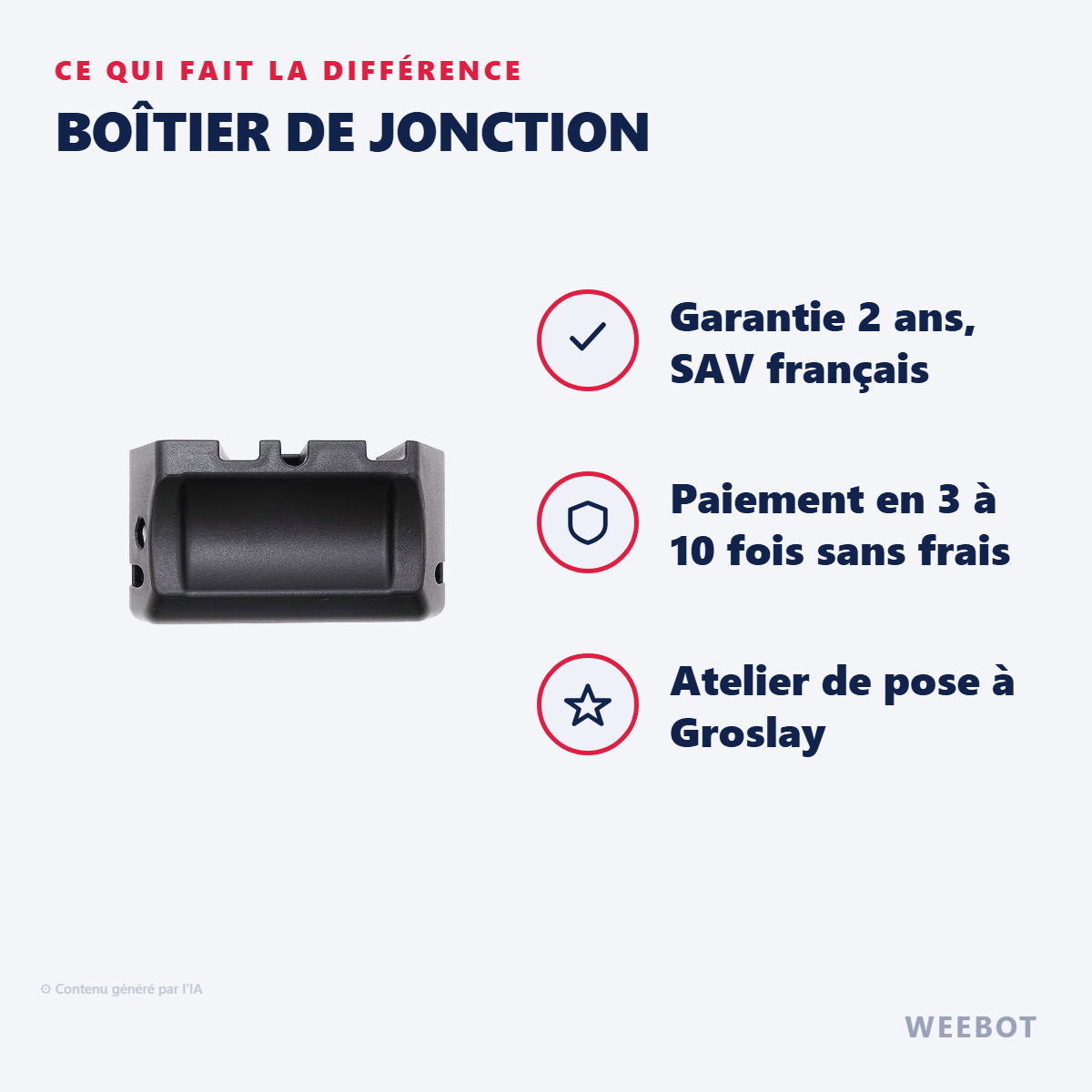 Boîtier de Jonction : les points forts