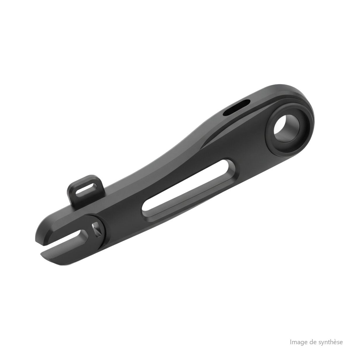 Schéma d'un bras de suspension avant gauche et arrière droit pour trottinette Dualtron Compact