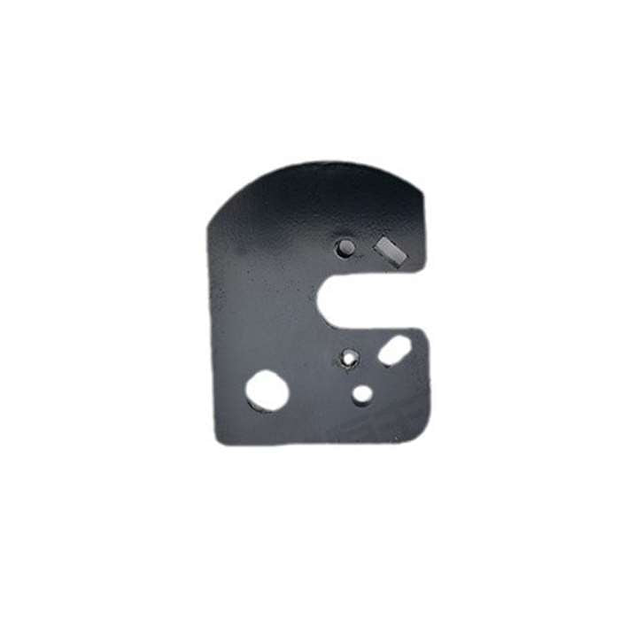Plaque de fixation métallique noire pour roue arrière de trottinette électrique