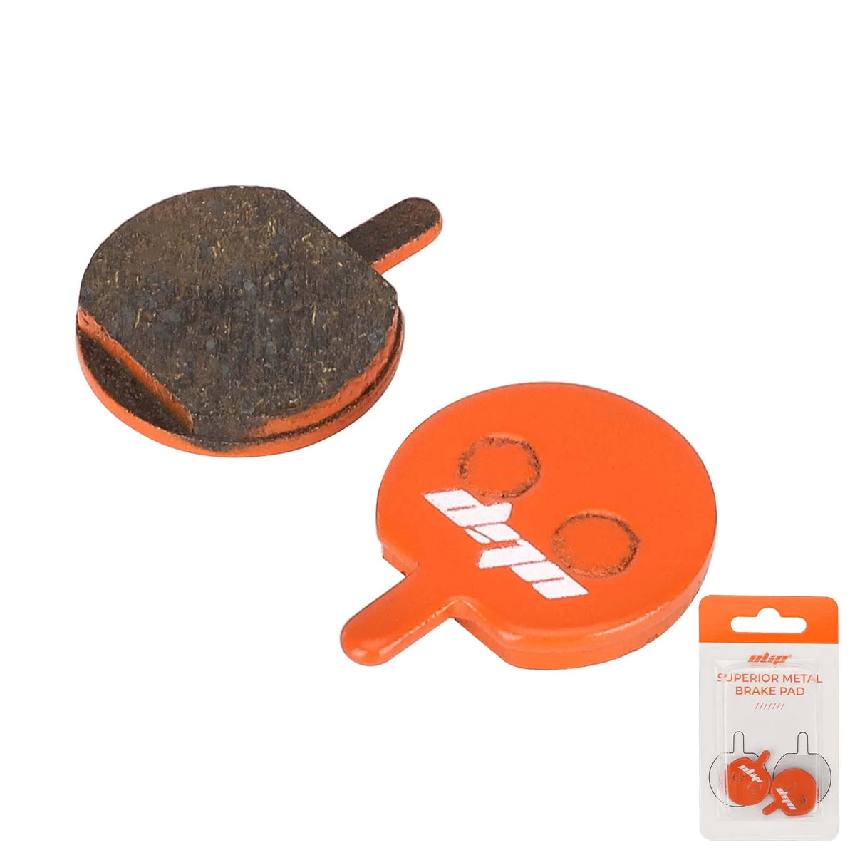 Paire de plaquettes de frein orange pour trottinette électrique