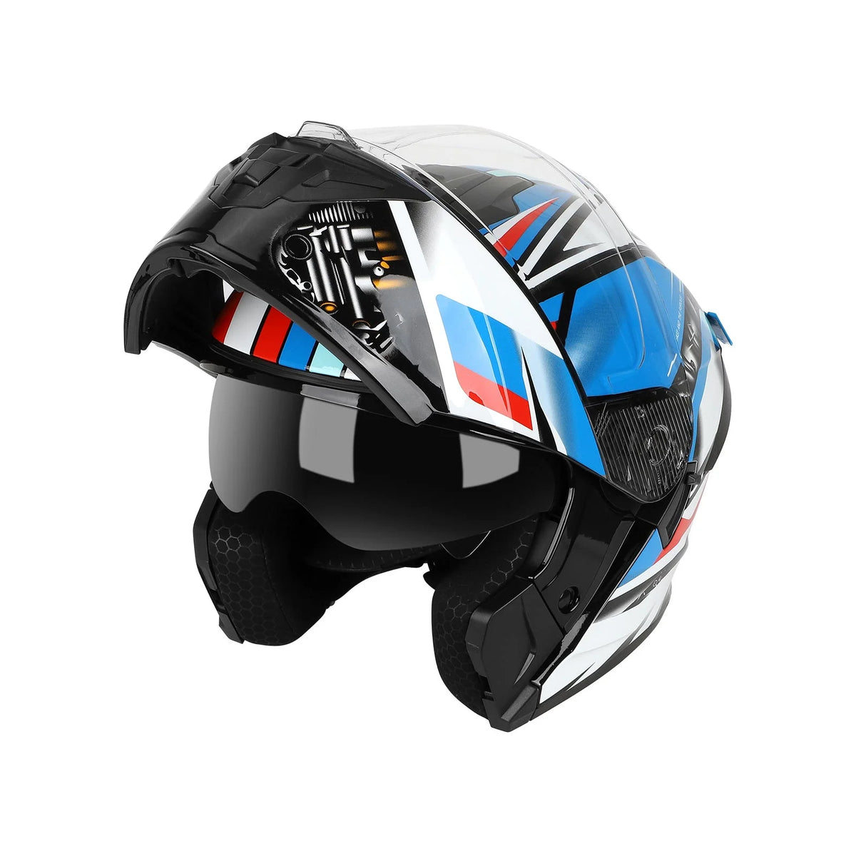Casque Intégral Bleu Taille XL (61-62 cm), vue 3