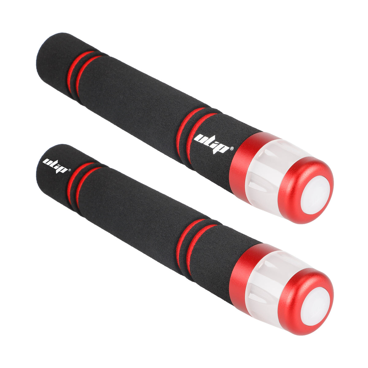 Extension de Guidon avec Poignées et Clignotants USB Rouge, vue 6