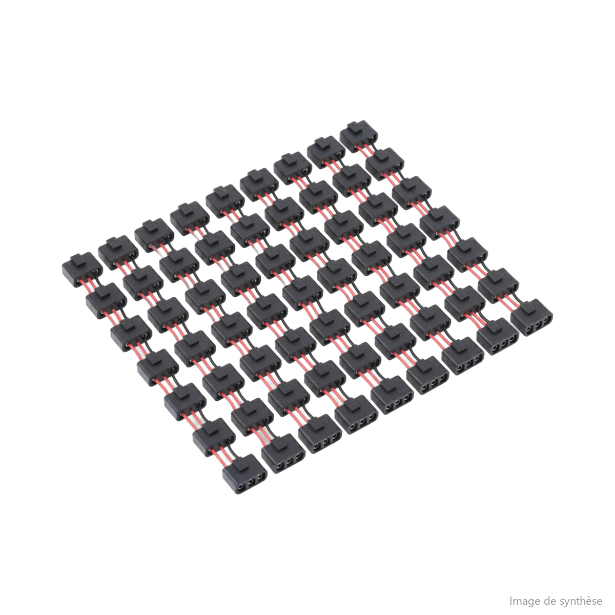 Image d'illustration — Câble Connecteur SM 3 Pins Femelle X50 pcs pour Trottinette Électrique