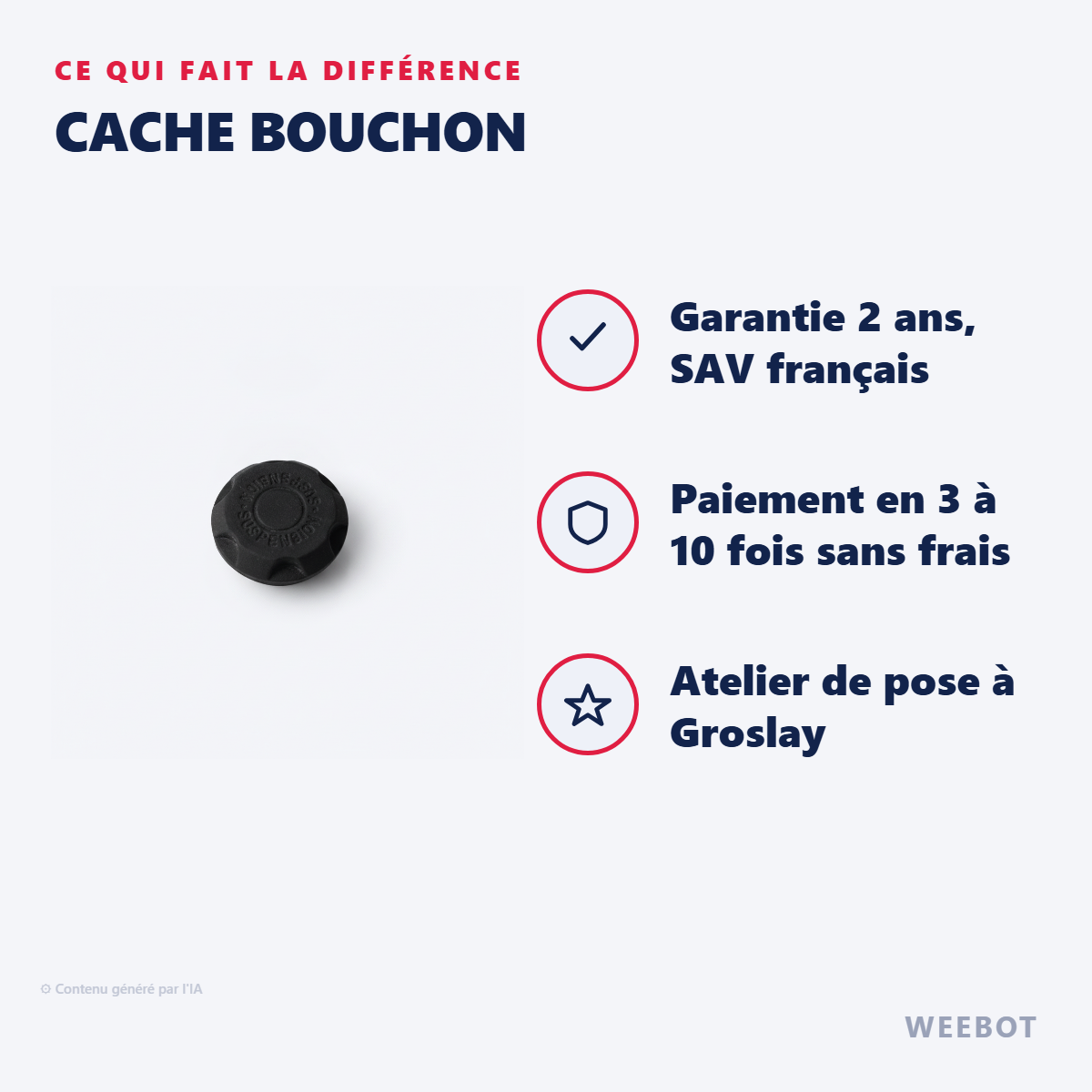 Cache Bouchon : les points forts