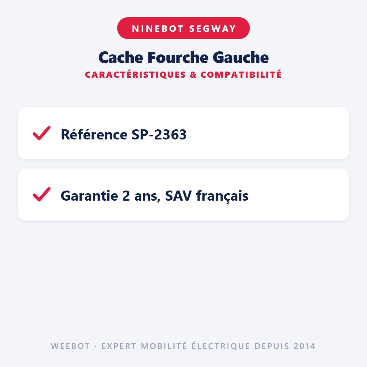 Cache Fourche Gauche : caractéristiques et compatibilité