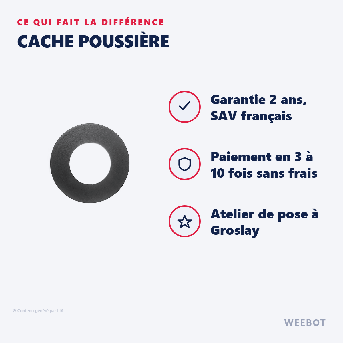 Cache Poussière : les points forts
