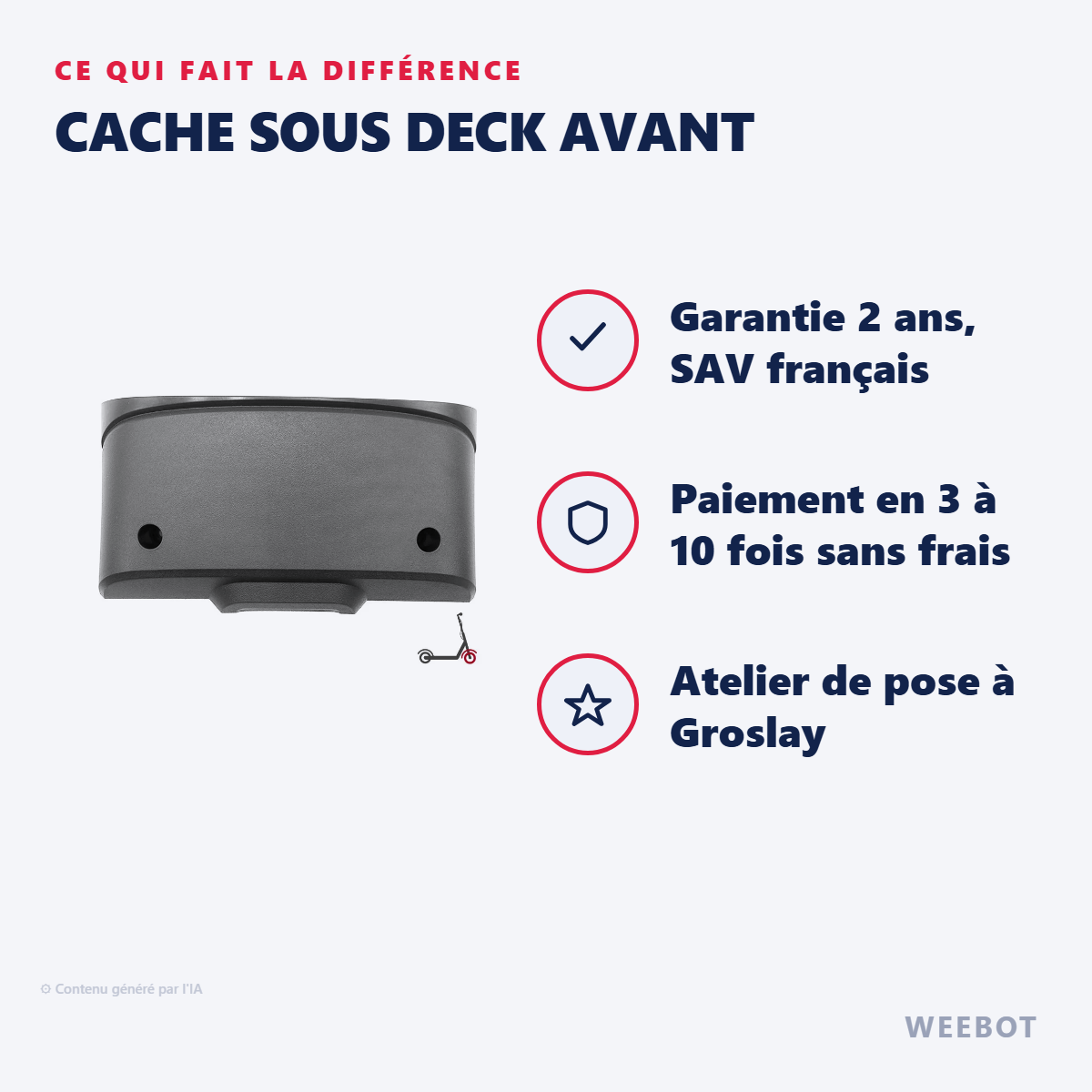 Cache Sous Deck Avant : les points forts