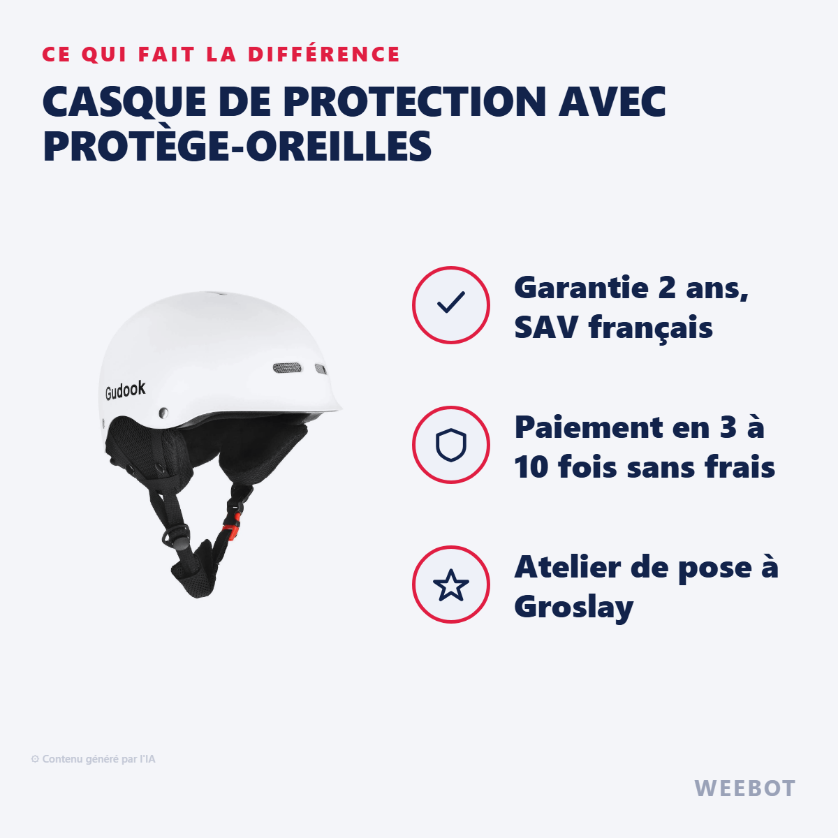 Casque de Protection avec Protège-Oreilles : les points forts