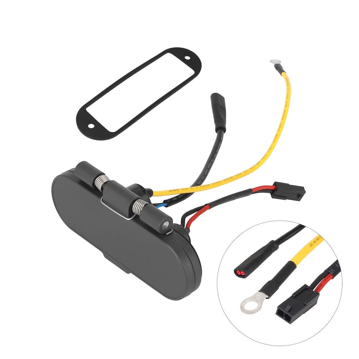 Base de port de charge d'origine avec son clapet et câbles de connexion