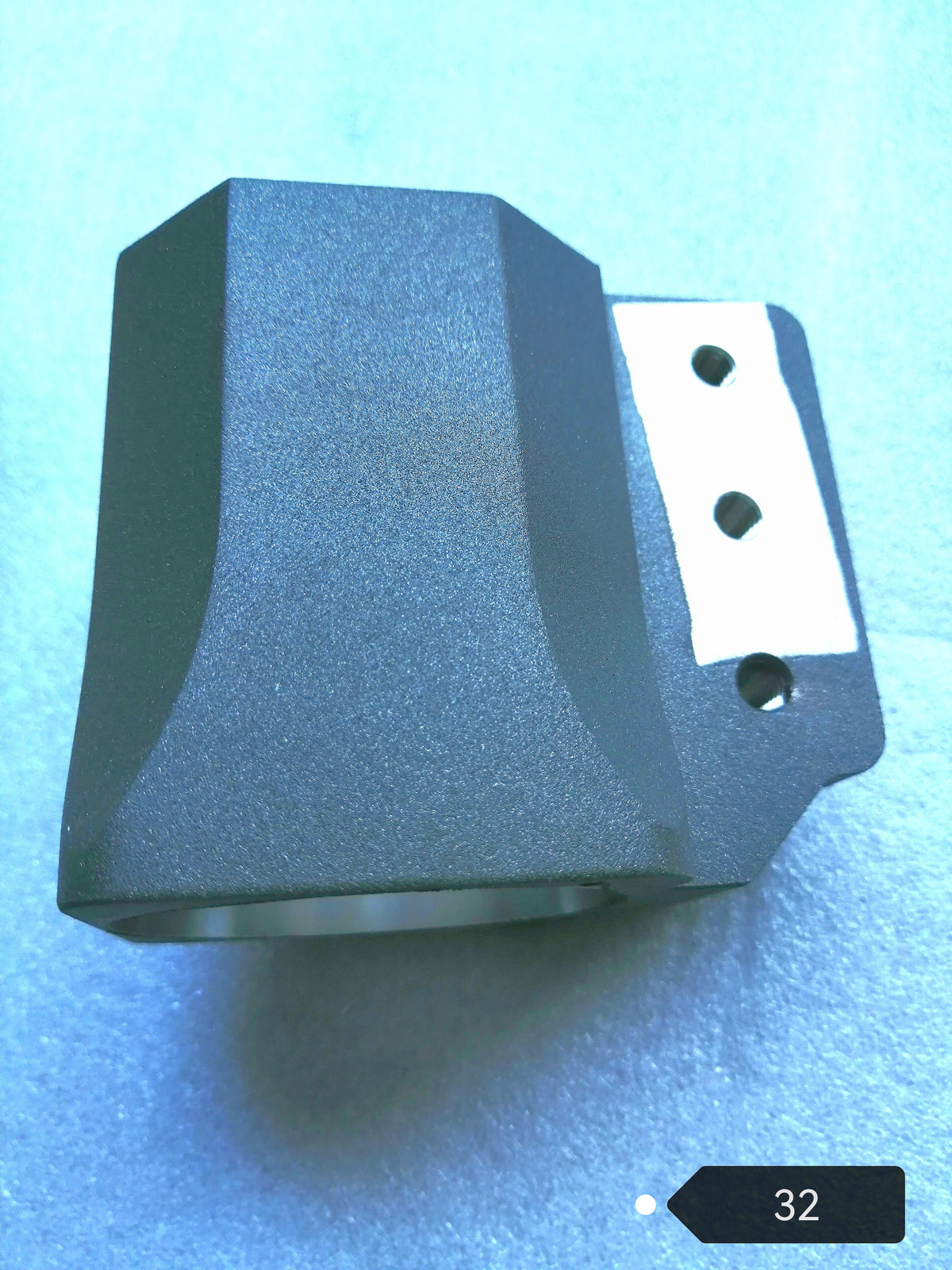 Support de direction gris métallique pour trottinette électrique Dualtron Togo