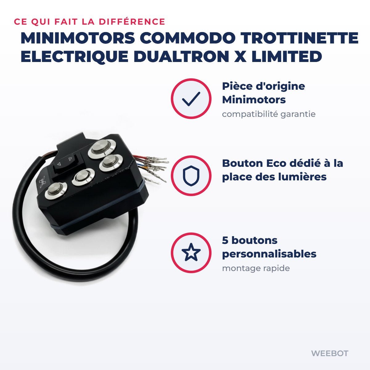 Commodo Trottinette Electrique Dualtron X Limited - Weebot